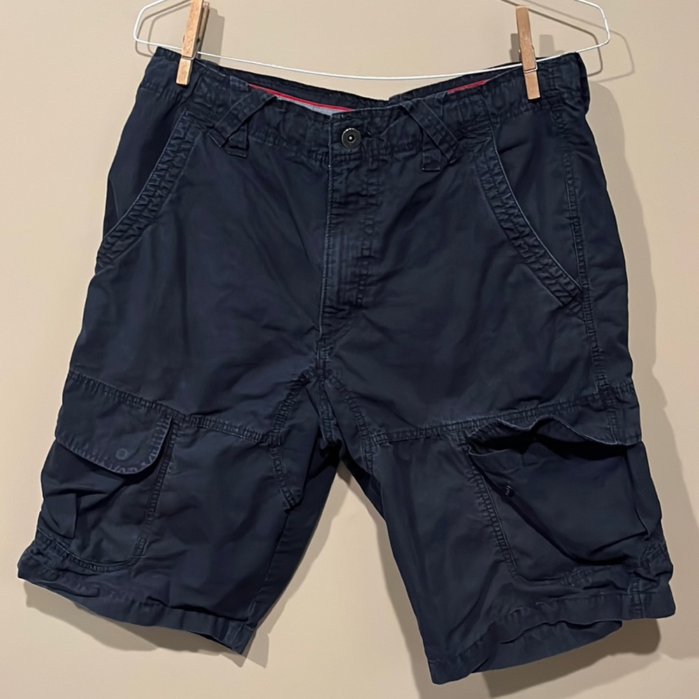 NBA navy cargo shorts